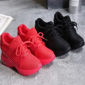 Thick-soled height-enhancing women's shoes