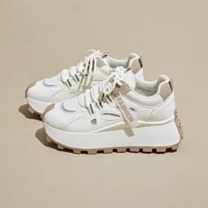 Women's platform chunky women's shoes.