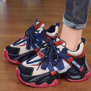 Hot-selling genuine leather chunky sneakers for women