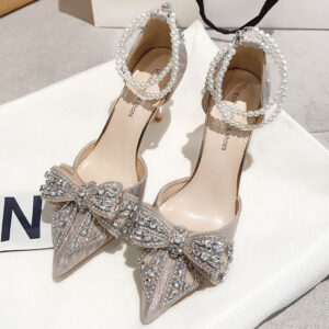 Beautiful and sweet fairy-style high heels for women