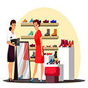 illustration-shoe-store-scene-with-female-customer-sales-consultant_276875-53