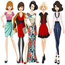 set-fashion-model-character_1308-26180